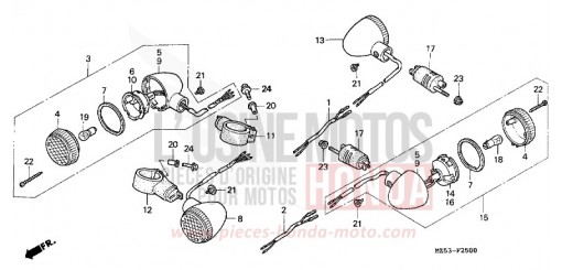 CLIGNOTANT VF750CR de 1994